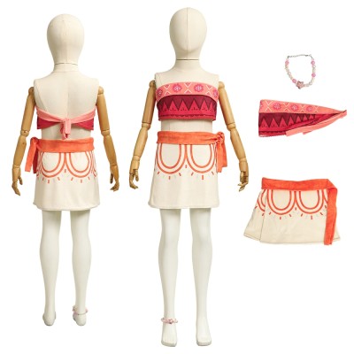 Moana’s Playful Little Sister Semia Cosplay Costume For Kids