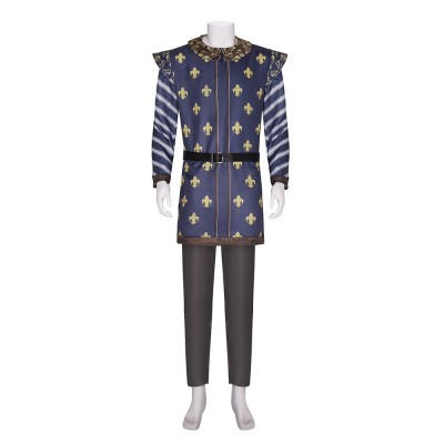 Shrek Prince Charming Cosplay Costume Fleur De Lis Tunic Pants And Belt