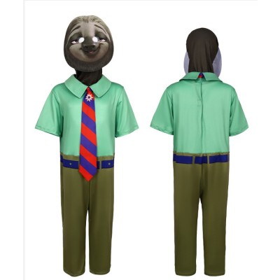 Zootopia Sloth Flash Jumpsuit For Kids Halloween Costumes