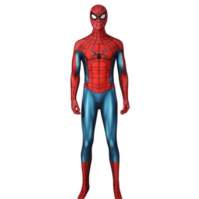 Spider-Man No Way Home Final Suit Cosplay Jumpsuit With Mask For Adults And Kids