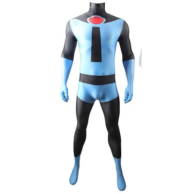 The Incredibles Mr. Incredible Blue Suit Cosplay Costume Jumpsuit For Men Women And Kids