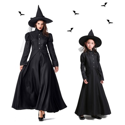 The Wizard of Oz Halloween Costume Black Witch Cosplay Costume