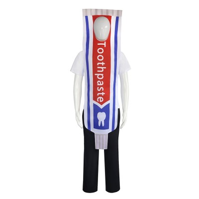 Toothpaste and Toothbrush Costume Funny Couples Halloween Tunic