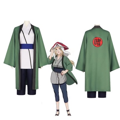 Anime Naruto Tsunade Cosplay Costume For Adult