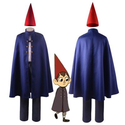 Halloween Costume Over the Garden Wall Wirt Cosplay Suit With Cloak