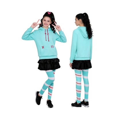 Wreck-It Ralph Vanellope Cosplay Costume For Halloween