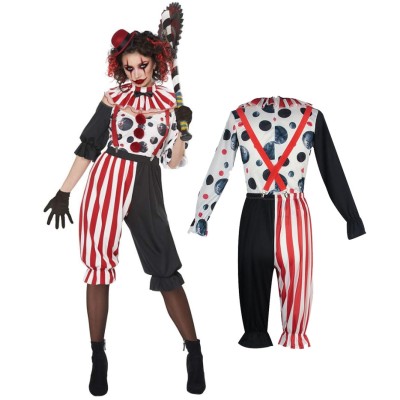 Halloween Circus Zombie Clown Party Cosplay Costume