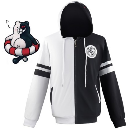 Danganronpa Monokuma Daily Hoodie Cosplay Costume