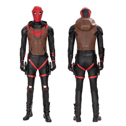 PS5 Male Knights Red Hood Jason Cosplay Costume