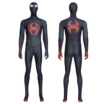 Across the Spider-Verse Spider-man Black Cosplay Costume