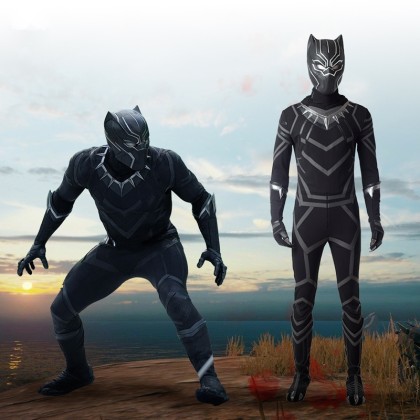 2018 Black Panther Cosplay Costume Deluxe Outfit