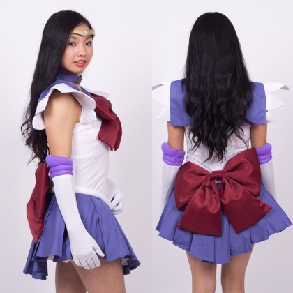 Sailor Moon Tomoe Hotaru Sailor Saturn Cosplay Costume