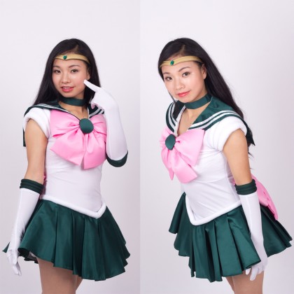 Sailor Moon Kino Makoto Sailor Jupiter Cosplay Costume