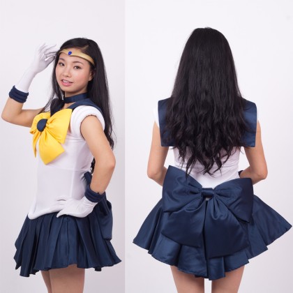 Sailor Moon Tenoh Haruka Sailor Uranus Cosplay Costume