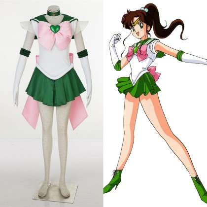 Sailor Moon Super S Kino Makoto Cosplay Costume