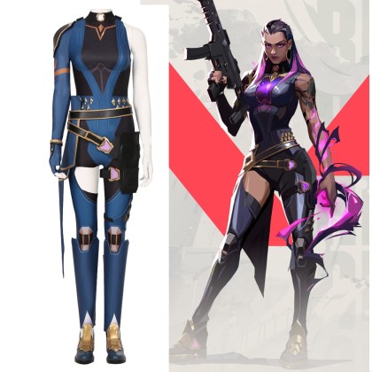 Game Valorant Reyna Cosplay Costume