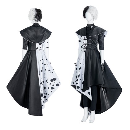 Movie Cruella Cruella De Vil Cosplay Costume