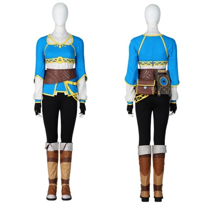 The Legend of Zelda Breath of the Wild Princess Zelda Cosplay Costumes