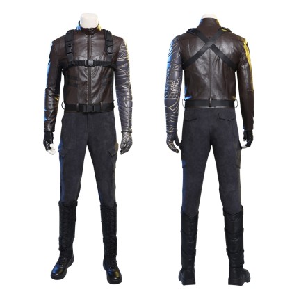 The Falcon and the Winter Soldier Winter Soldier Cosplay Costume