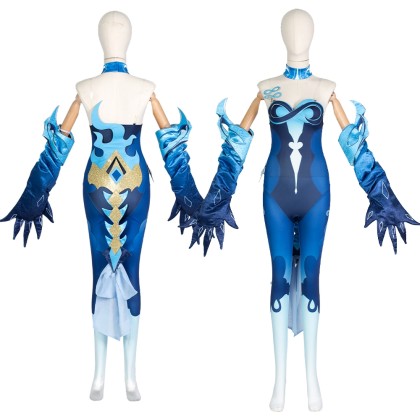 Genshin Impact Bonanus Water Yakshas Cosplay Costume