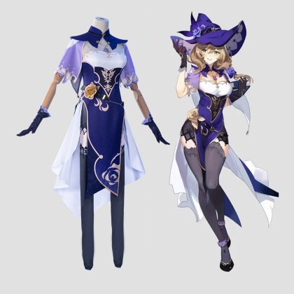 Genshin Impact Lisa Cosplay Costume