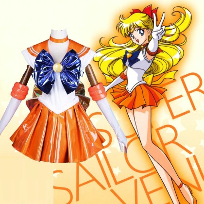 Sailor Moon 30th Anniversary Aino Minako Sailor Venus Cosplay Costume