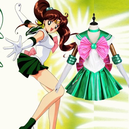 Sailor Moon 30th Anniversary Kino Makoto Sailor Jupiter Cosplay Costume