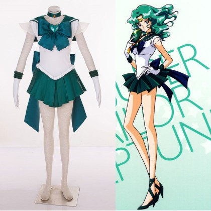 Sailor Moon Super S Kaiou Michiru Cosplay Costume