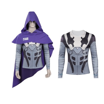 Valorant Omen Top & Cape Cosplay Costume 