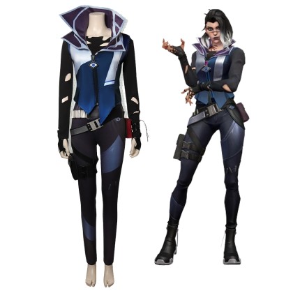 Valorant Fade Cosplay Costume 