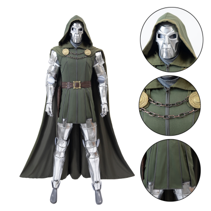Top Level Avengers 5 Doctor Doom Cosplay Costume