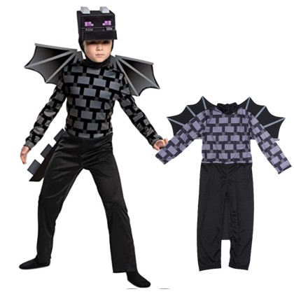 Children's Halloween Minecraft  Ender Dragon Cosplay Costume