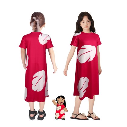  Lilo Pelekai Cosplay Dress For Kids Halloween Costumes
