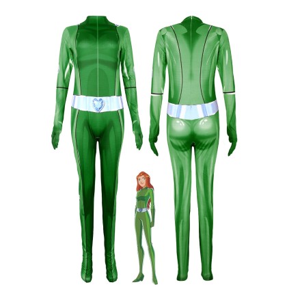 Adult & Kids Halloween Costume Totally Spies Samantha Cosplay Jumpsuit