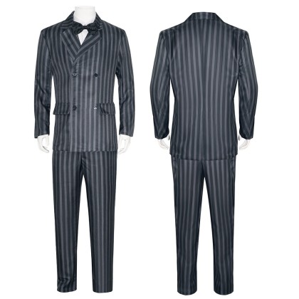 Grey Pinstripe Suit