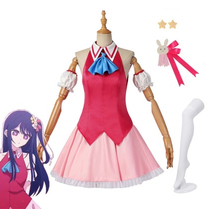 Oshi No Ko Cosplay Costume Ai Hoshino Idol Outfit