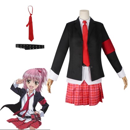 Shugo Chara Cosplay Costume Amu Hinamori Uniform