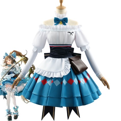 Arknights Eyjafjalla the Hvít Aska Picnic Cospaly Costume