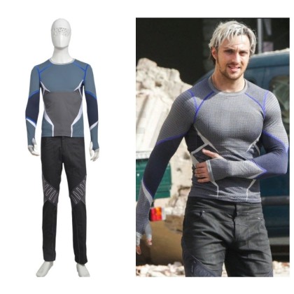 Avengers 2 Age of Ultron Quicksilver Cosplay Costumes