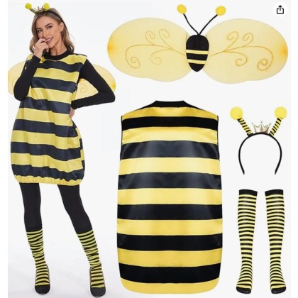  Halloween Party Adults Bee Cosplay Costumes