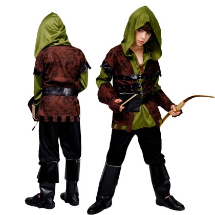 Halloween Party Boy's Archers Guard Hunter Cosplay Costume