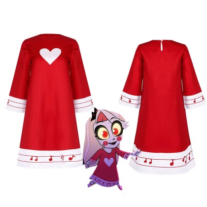 Hazbin Hotel Charlie Morningstar Cosplay Costume For Adult & Kid Halloween