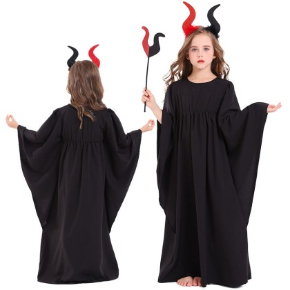 Halloween Costume Children's Black Devil Cosplay Costume