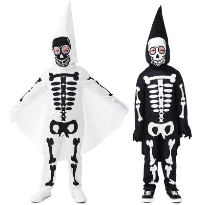 Halloween Children's Skeleton Cosplay Costume Bone Ghost Party Costume