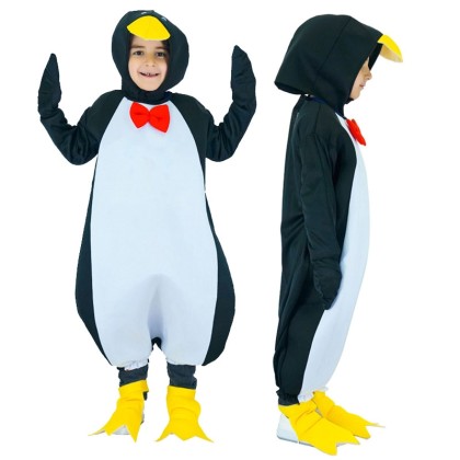 Children's Halloween Costume Cute Penguin Cosplay Suit 