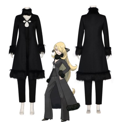 Pokemon Cynthia Cosplay Costume