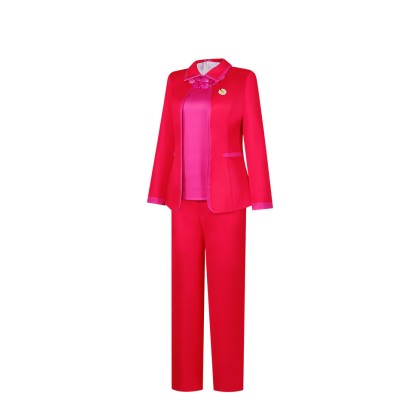 Weapons Aunt Gladys Red Suit Cosplay Costume