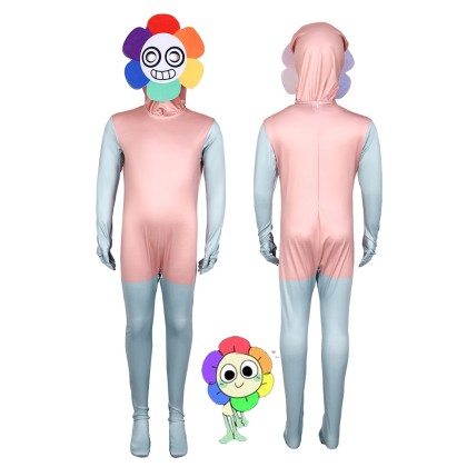 Dandy's World Sunflower Jumpsuit For Kids Halloween Costumes