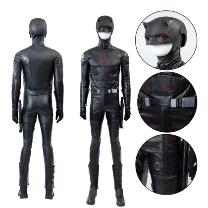 Daredevil Born Again 2 Top Level Cosplay Costume Black Version