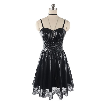 Misa Amane Black Leather Dress